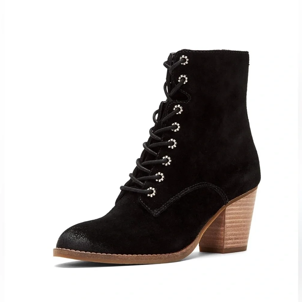Frye Allister Lace Up Leather Boots - Picture 2 of 16